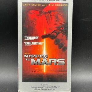 Mission to Mars (2000) VHS Movie - Sci-fi, Adventure, Thriller